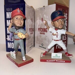 Mystery Pitching‎ Bobblehead Yadier Molina Albert Pujols Cardinals